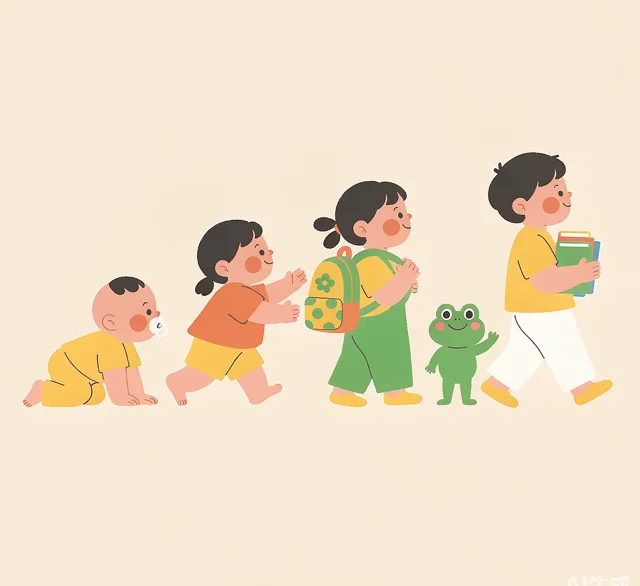 从婴儿到学龄期，孩子一路长大，小知陪在身边
